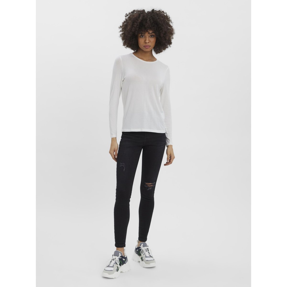 Top snow white, VERO MODA