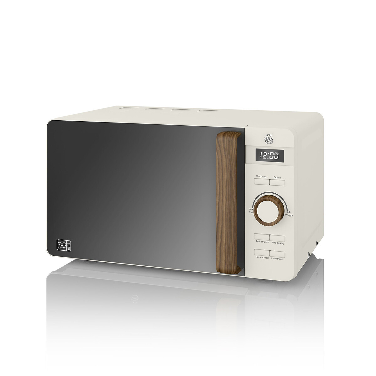 Nordic 20L Digital Microwave - SM22036L white, SWAN