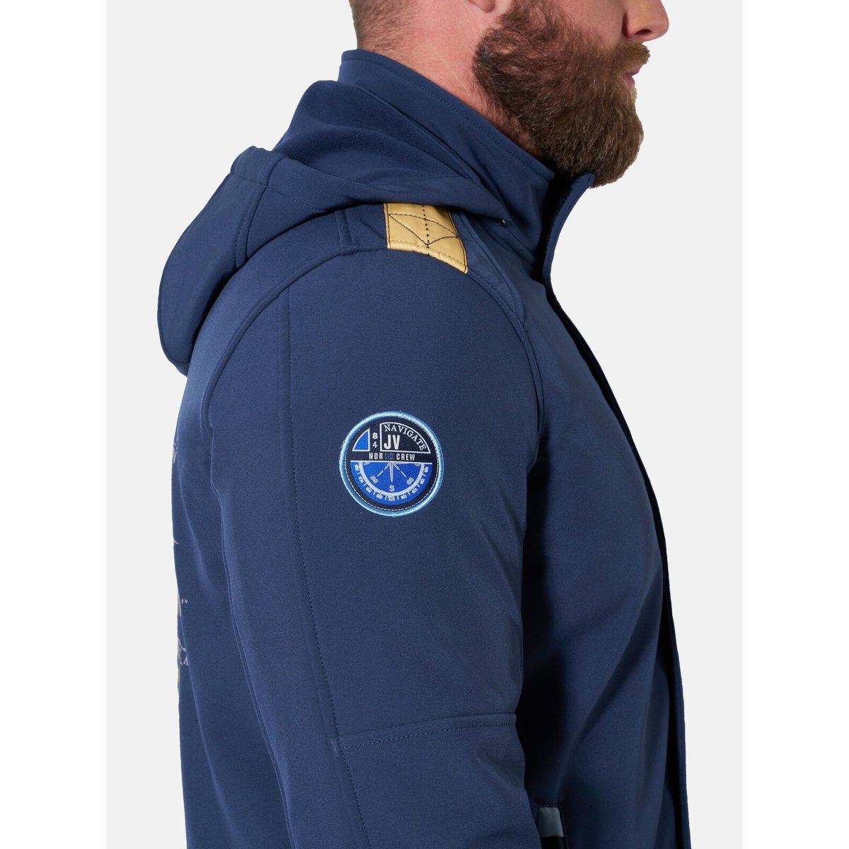 Veste Softshell PEKKOR bleu foncé, JAN VANDERSTORM