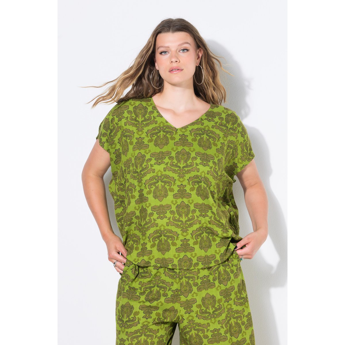 Blouse oversize. Imprimé cachemire petit pois, STUDIO UNTOLD