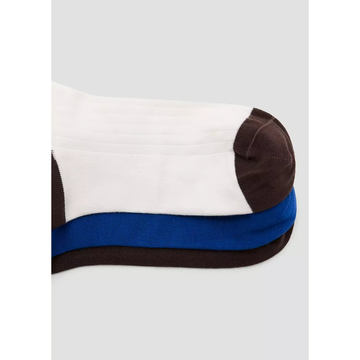 Pack 3 paires de chaussettes combinées marron, MANGO MAN