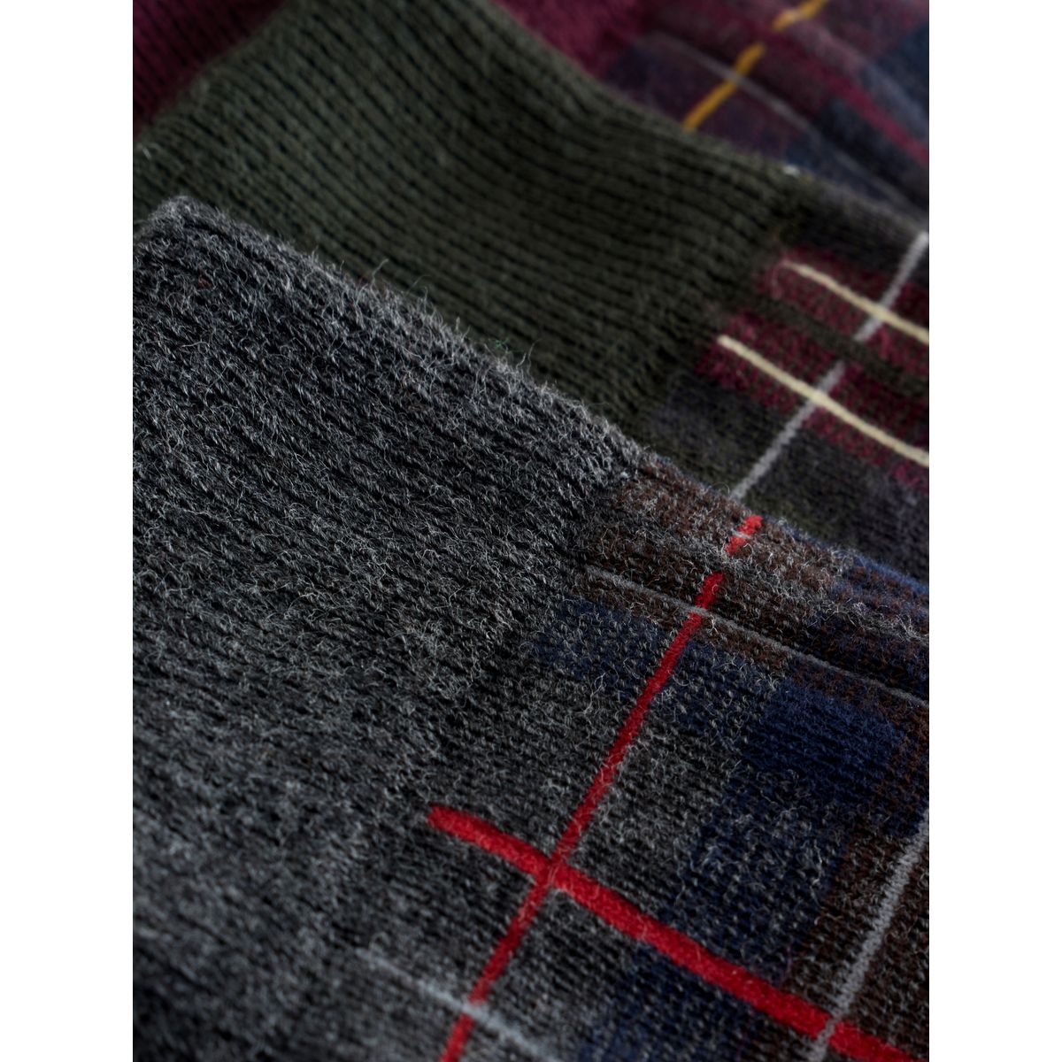 Chaussettes à motif, 5 paires carreaux rouges/bleus riches, NEXT
