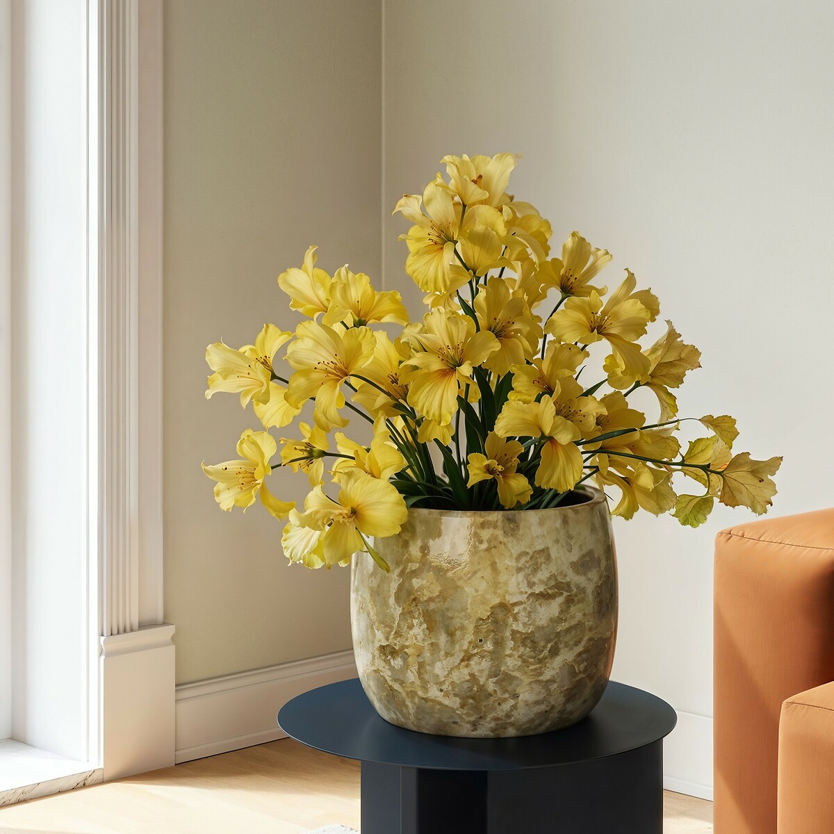 Vaso Callisto 26, ARTEVASI verde-dourado, ARTEVASI