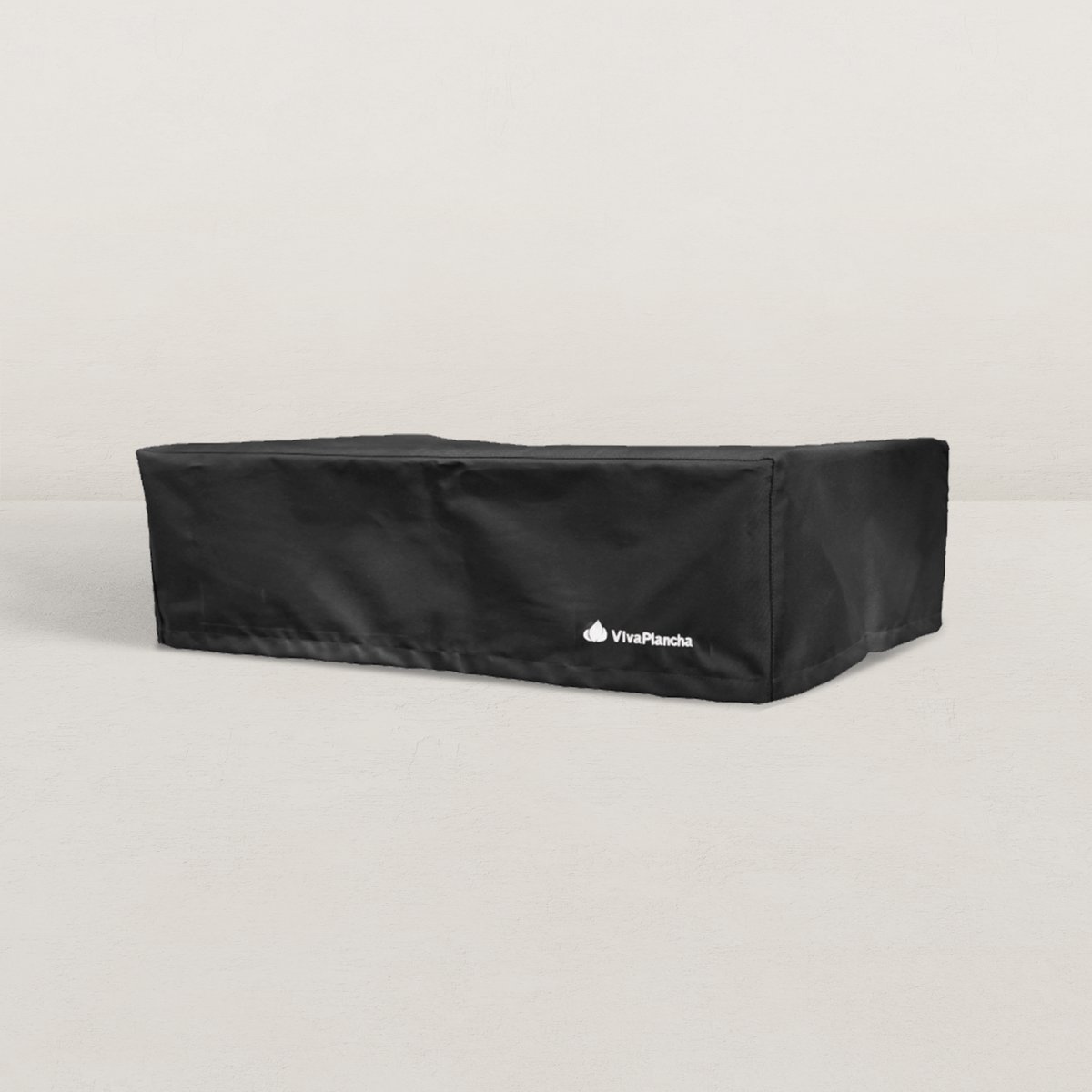 Housse de protection tissu imperméable pour plancha 3 feux couleur unique, VIVAPLANCHA