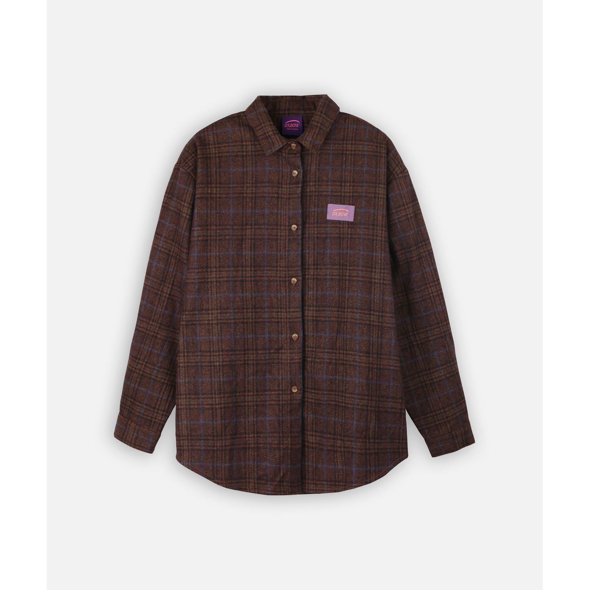 Chemise en flanelle CAMILLA chestnut, OXBOW