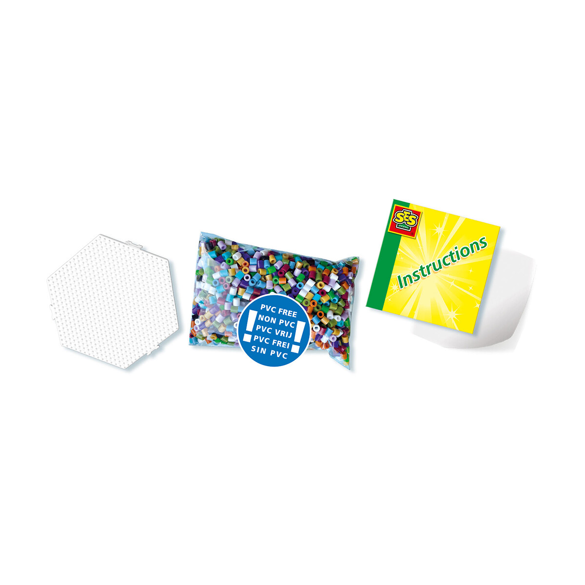 Brinquedo "Missangas mundo jurássico", SES multicolor, SES