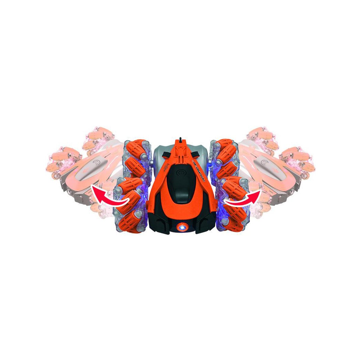 Crosslander® 360+ Voiture rose télécommandée Tout-Terrain lumineuse orange, LEXIBOOK