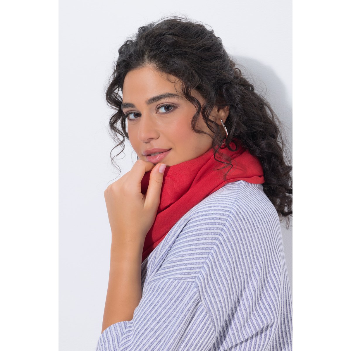 Foulard tubulaire corail, ULLA POPKEN