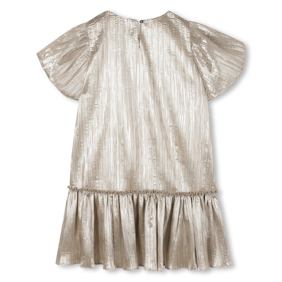 Robe avec manches ballon dore clair, BILLIEBLUSH