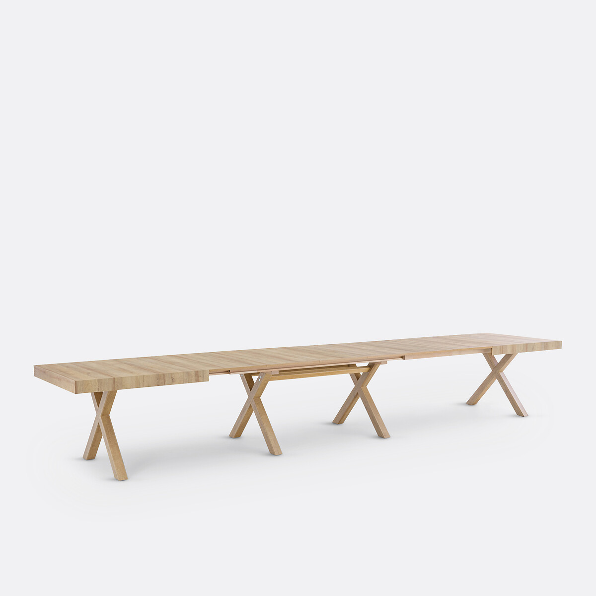 Table à manger, extensible, 18 couverts, ALBANI chêne, LA REDOUTE INTERIEURS