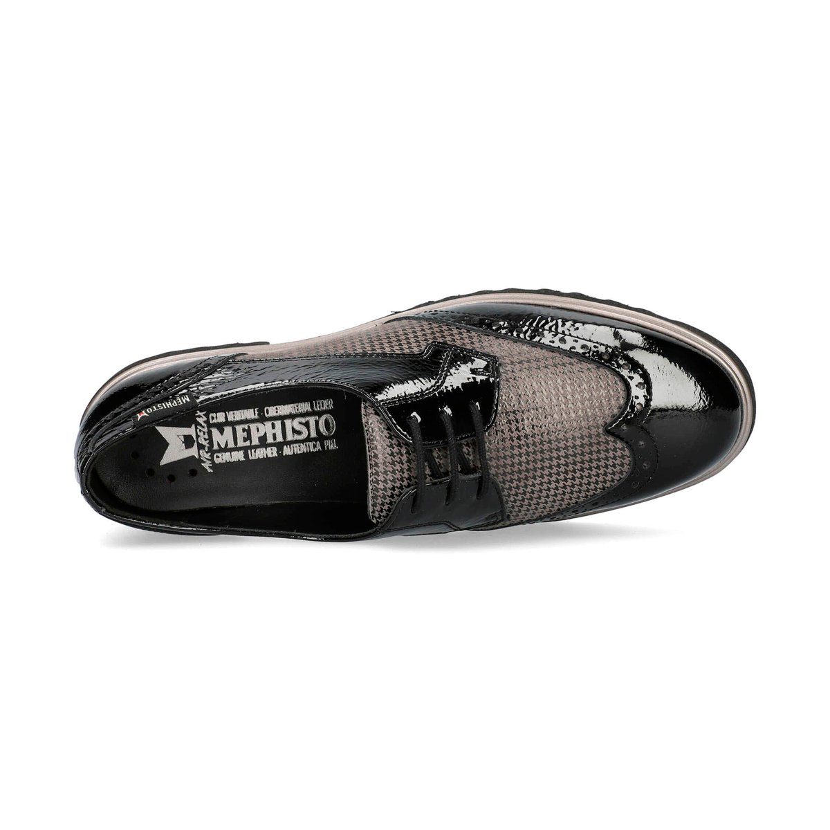 Mocassins en cuir SELENIA noir p5135, MEPHISTO