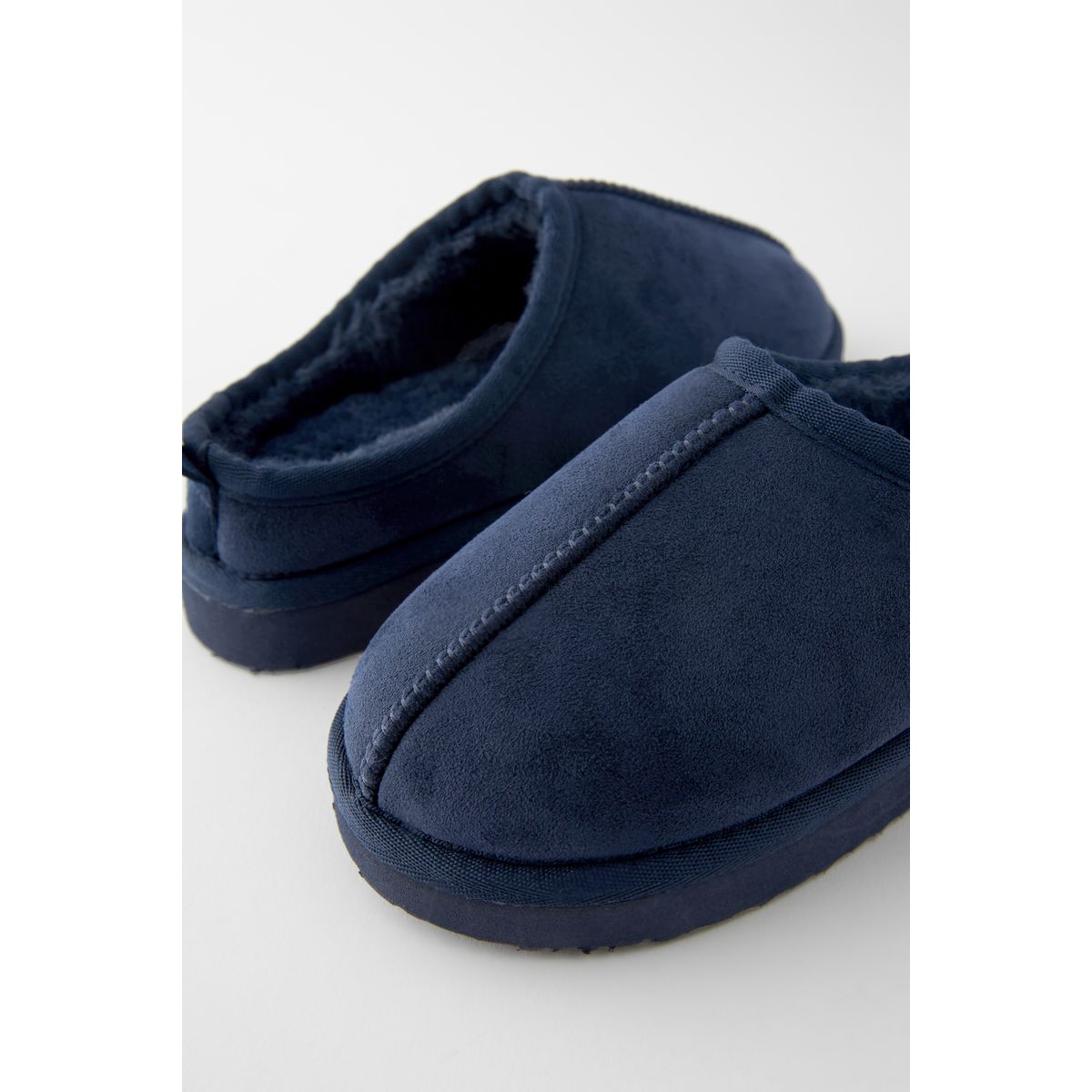 Chaussons mules douillets à enfiler bleu marine, NEXT
