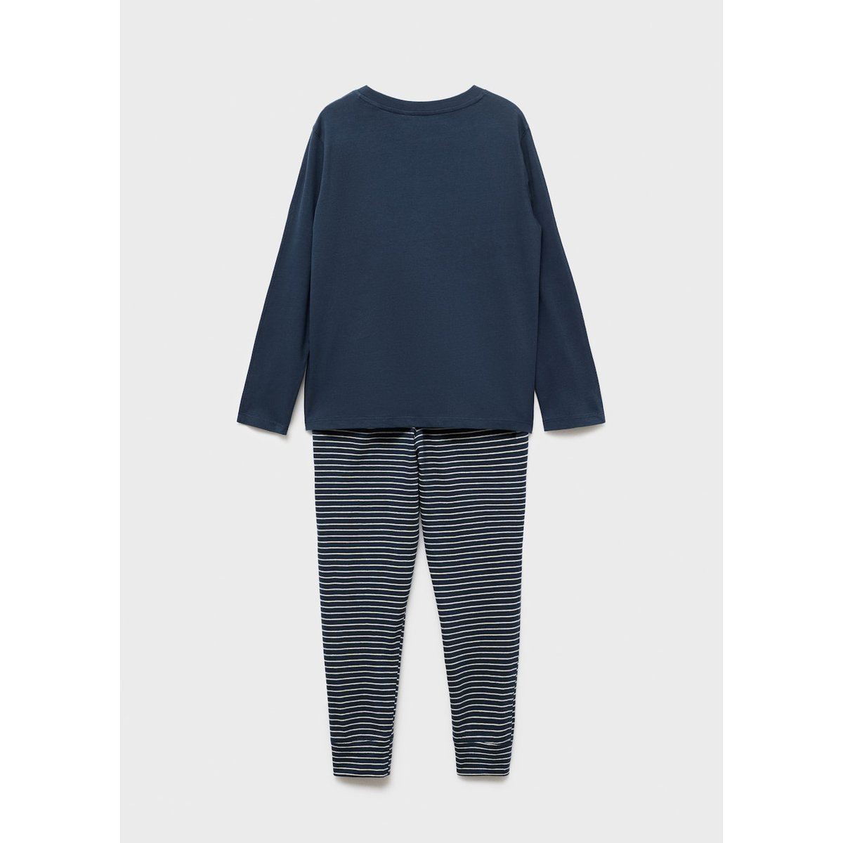 Pyjama long à rayures bleu marine, MANGO KIDS