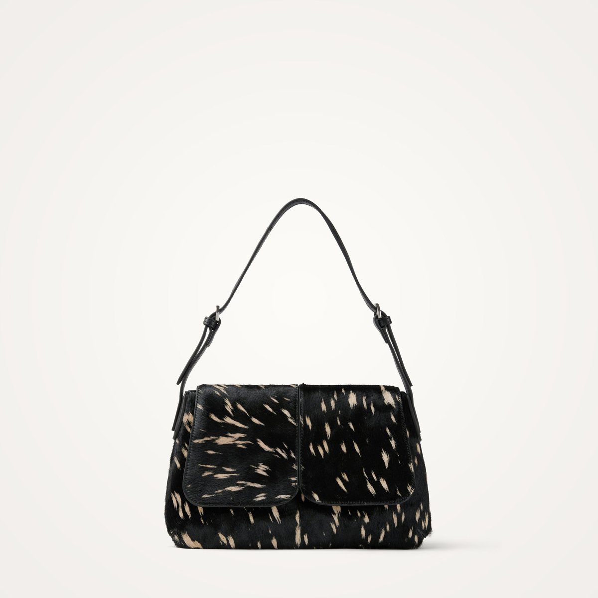 Sac bandoulière avec anses NINA noir, VANESSA WU