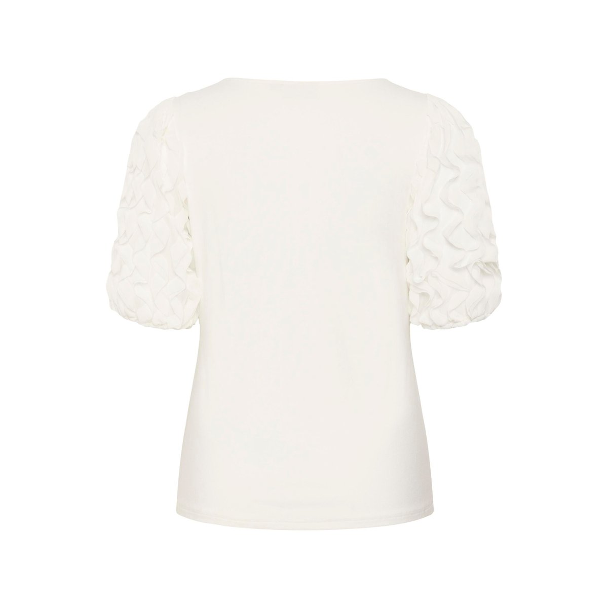 T-shirt à manches courtes blanc chalk, KAFFE CURVE