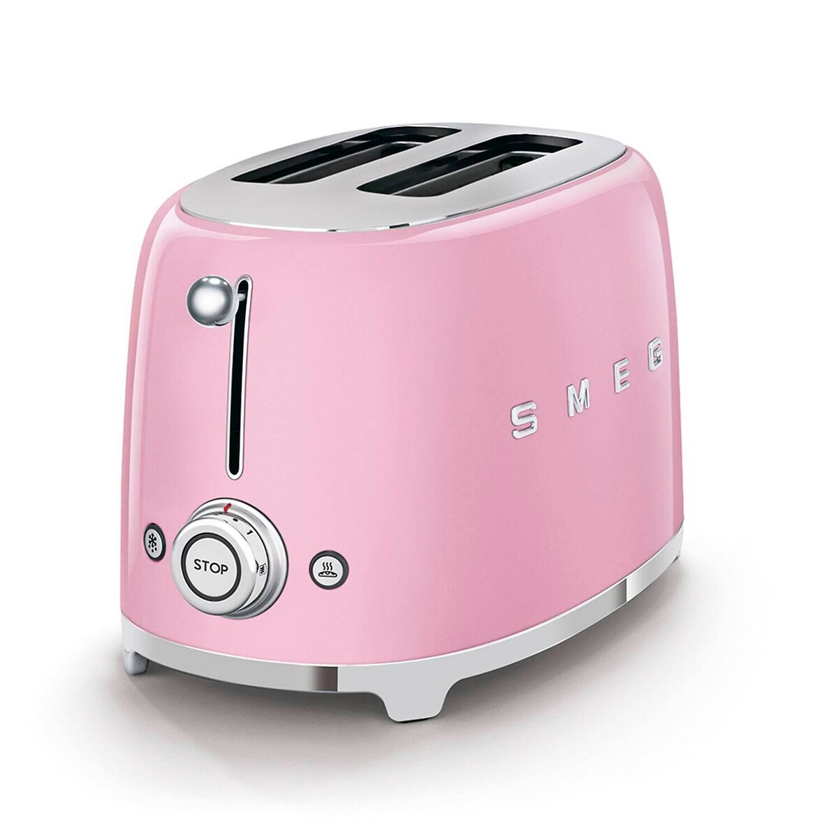 Retro Style 0.8L Mini Kettle & 2-Slice Toaster Set pink, SMEG