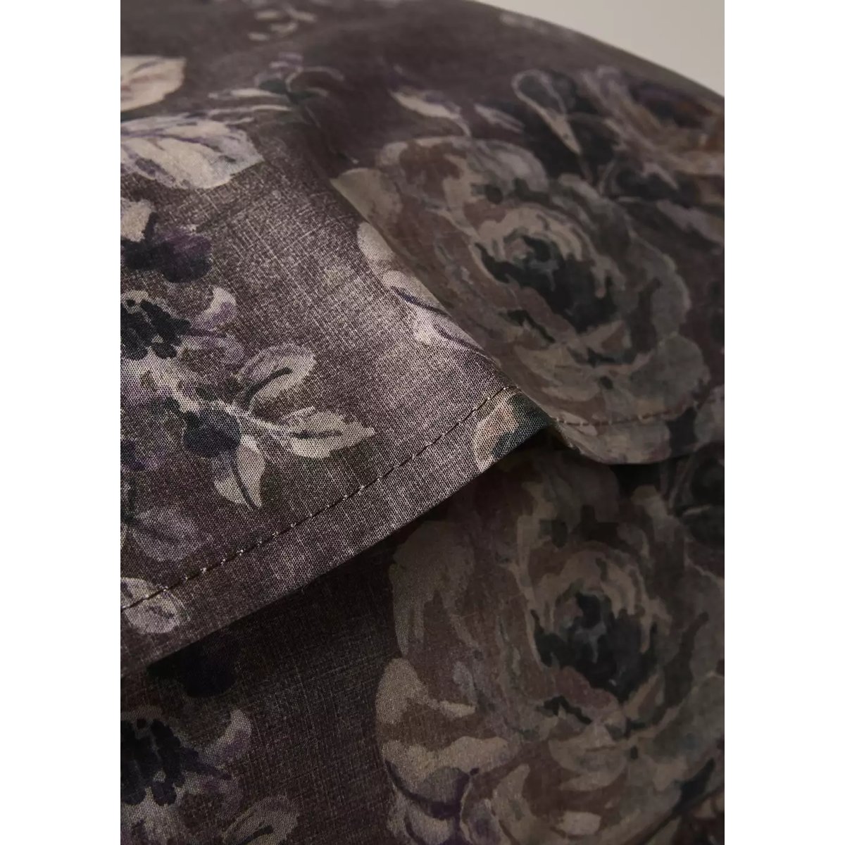 Taie d’oreiller 100 % coton 60x60 cm marron, MANGO HOME