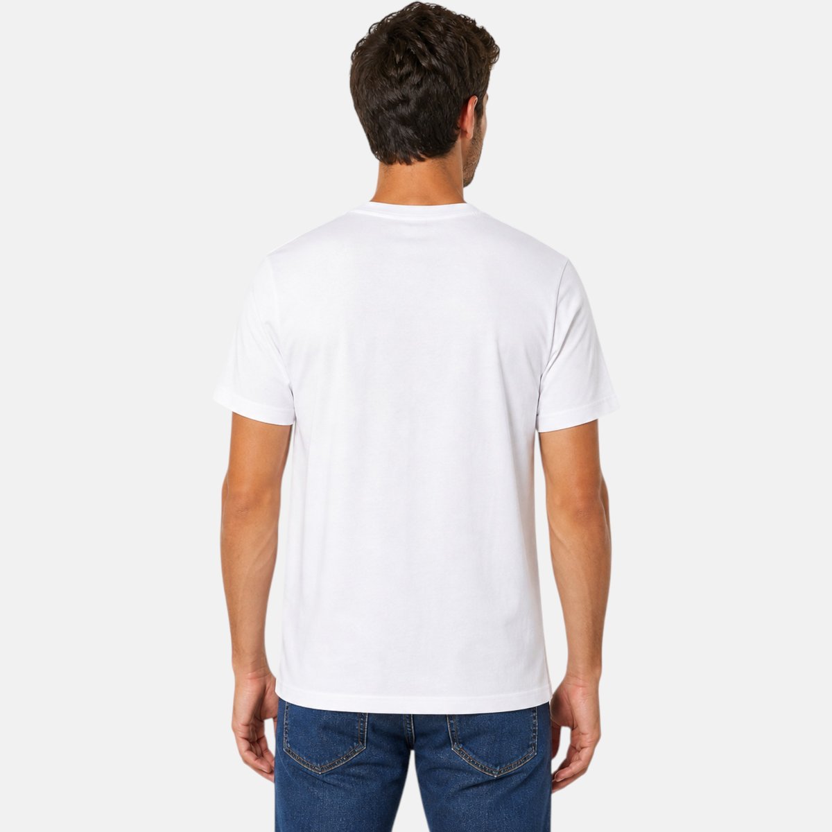 T-shirt manches courtes imprimé, col rond MONOGRAM blanc, ELLESSE