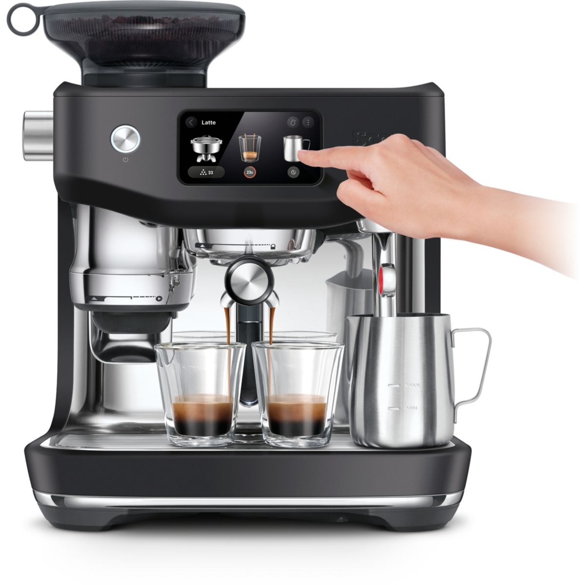 Machine à expresso Machine à Expresso SES985BTR4EEU1 noir, SAGE APPLIANCES