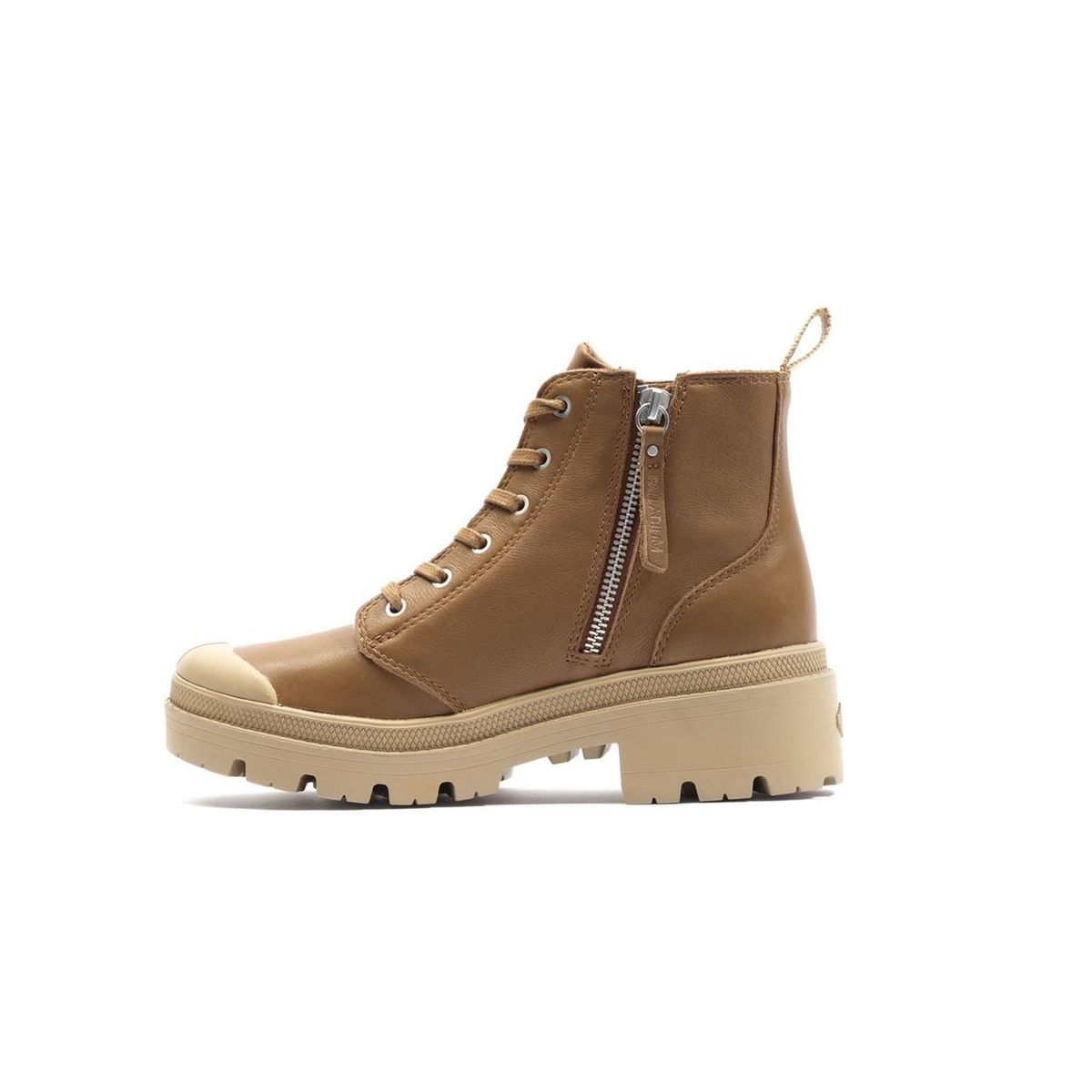 Boots cuir Pallabase Leather marron, PALLADIUM