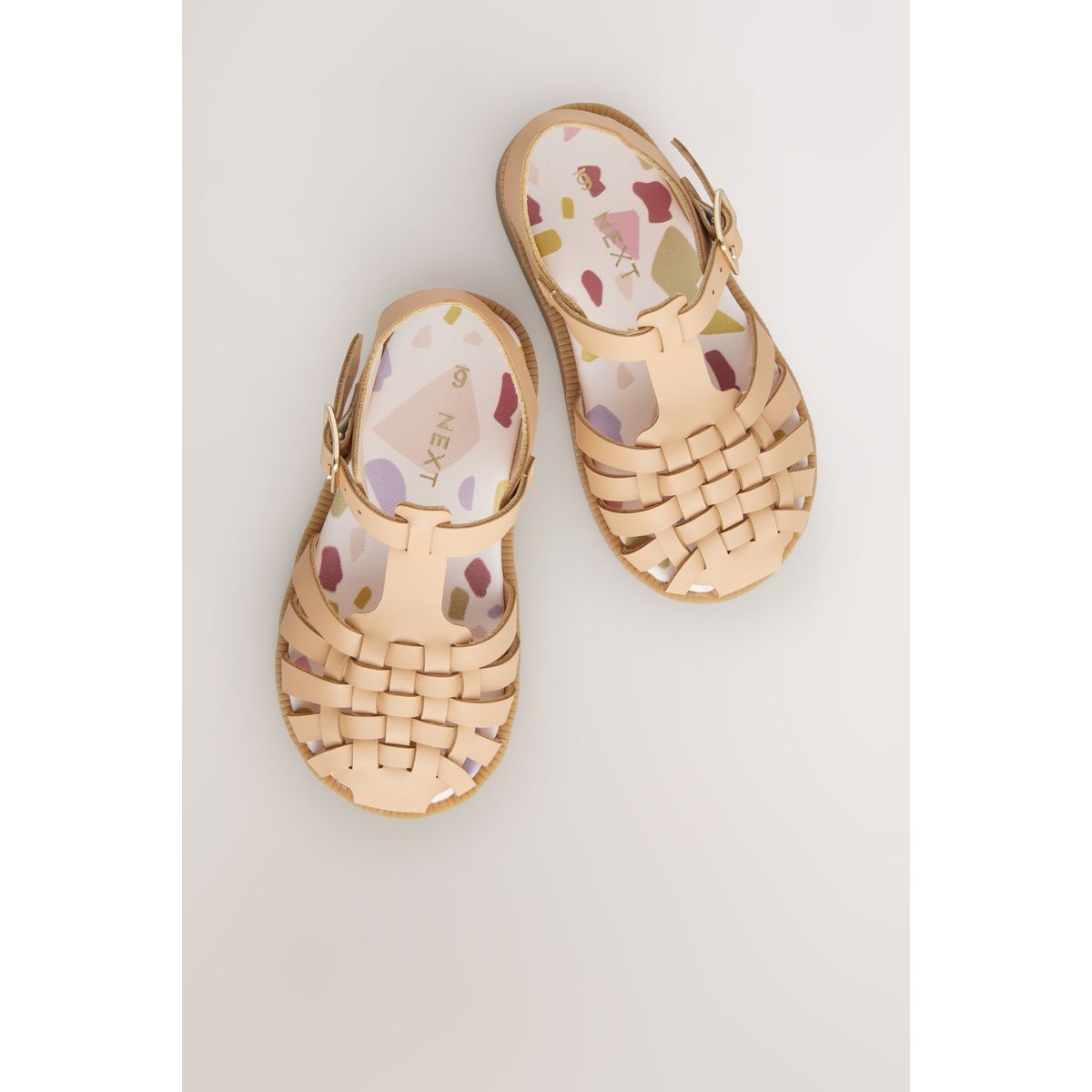 Sandales fisherman marron fauve, NEXT