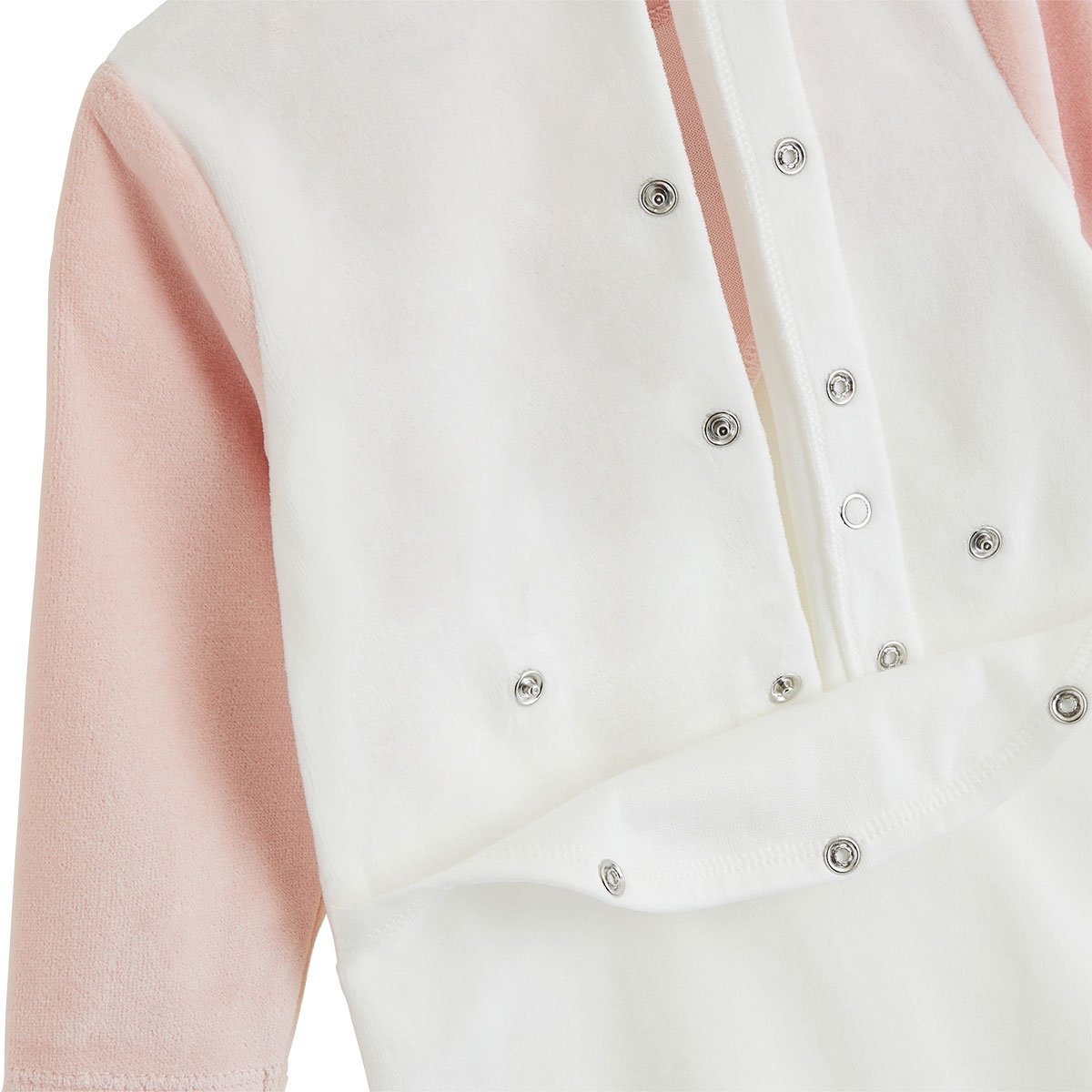 Pyjama bébé en velours Cléo rose, PETIT BEGUIN