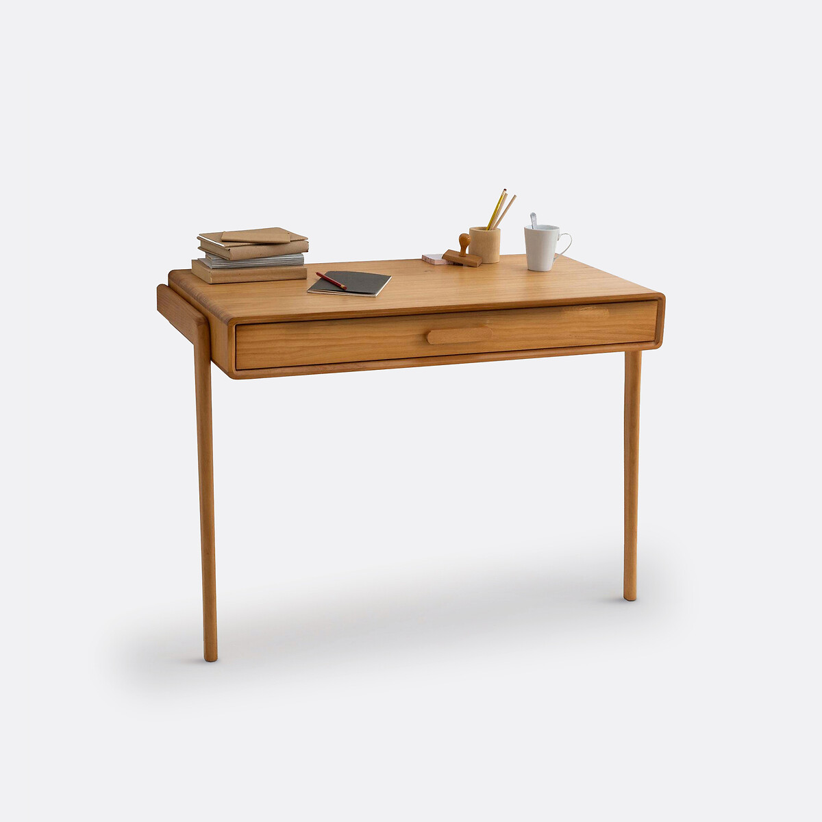 Vintage bureau Colas donker eikenhout, LA REDOUTE INTERIEURS