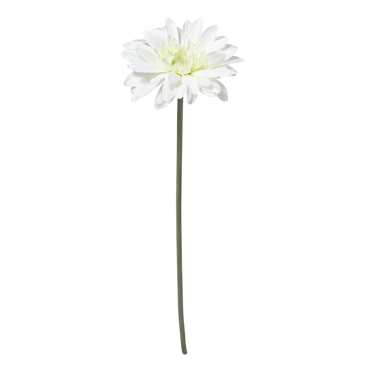 Tige de gerbera artificielle H59 blanc, SIA DECO