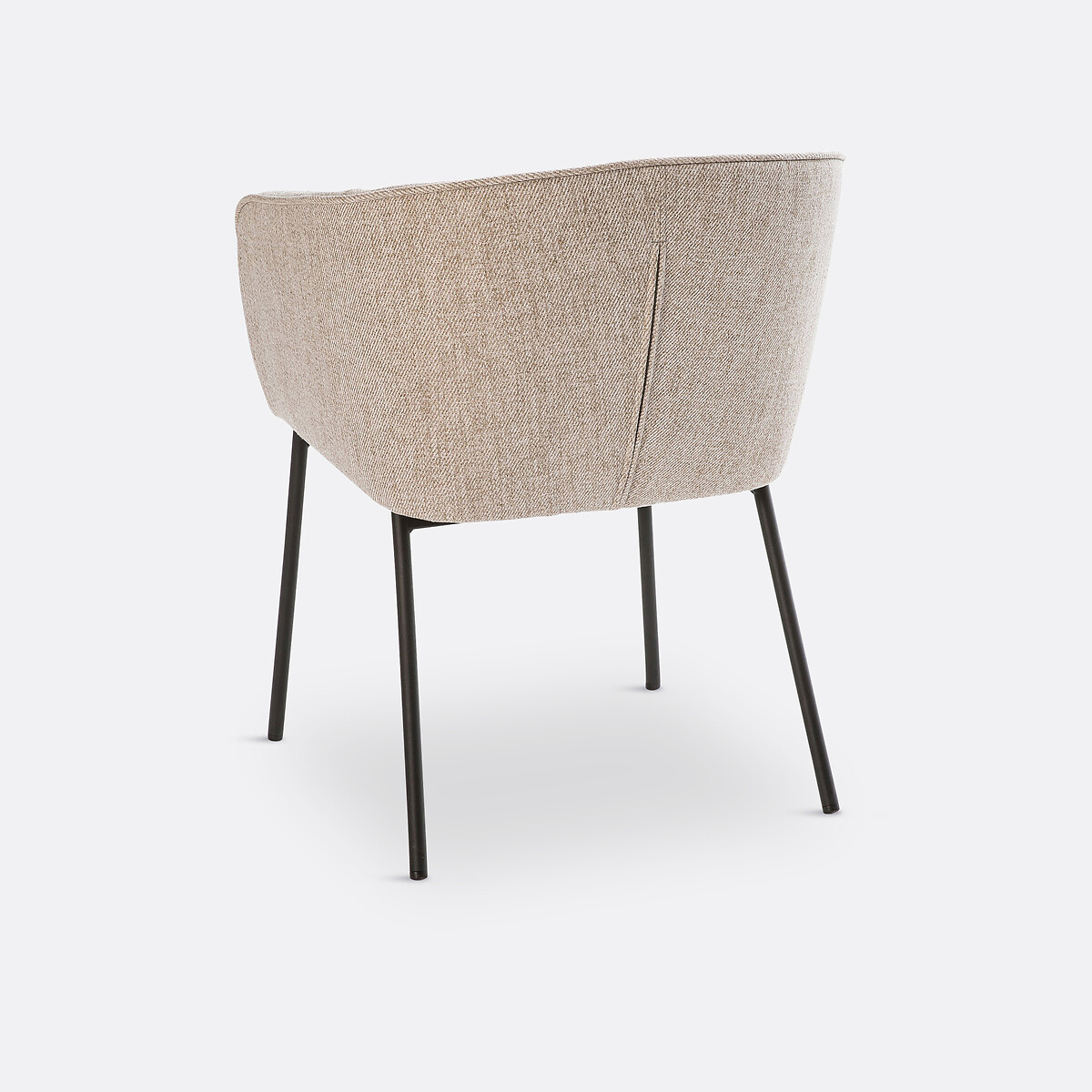 Fauteuil de table, Mitis beige chiné, LA REDOUTE INTERIEURS
