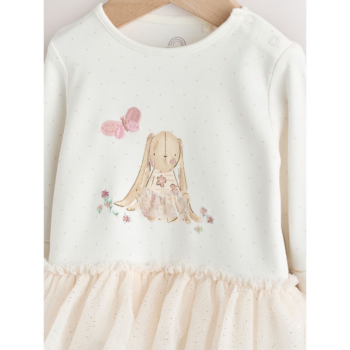Dors-bien bébé tutu lapin écru, NEXT