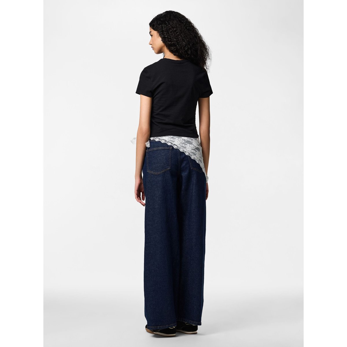 T-Shirt noir - black, PIECES