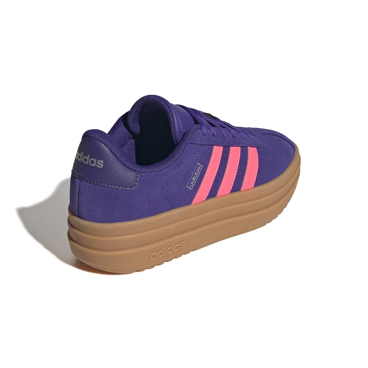 Zapatillas de piel VL COURT BOLD azul marino/rosa , ADIDAS SPORTSWEAR