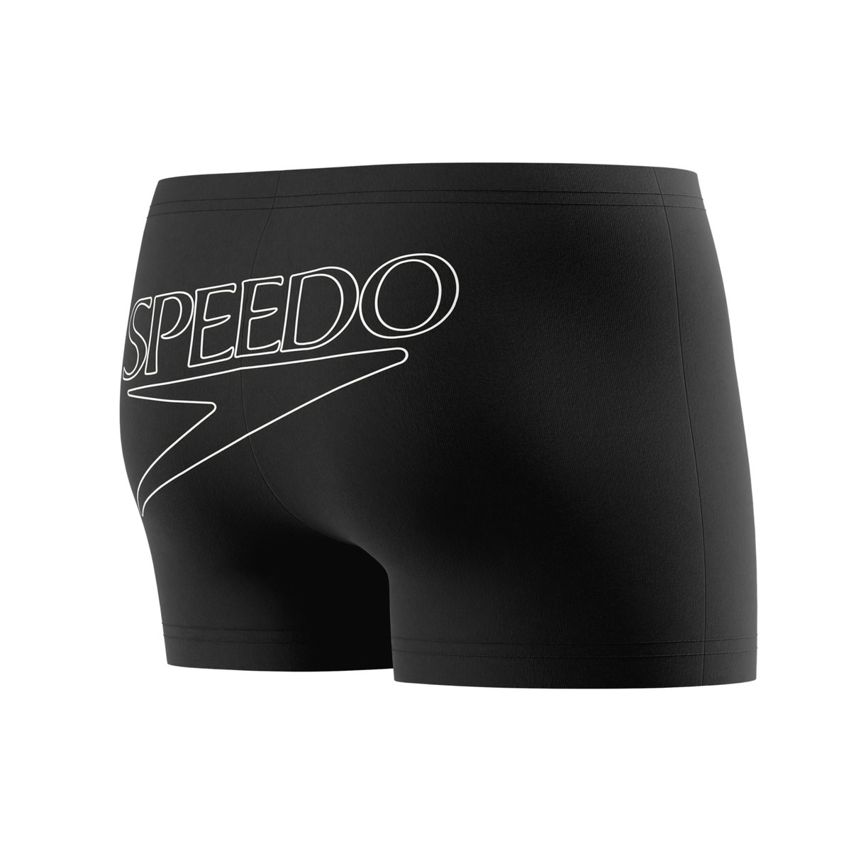 Short de bain motif/style gros logo noir, SPEEDO