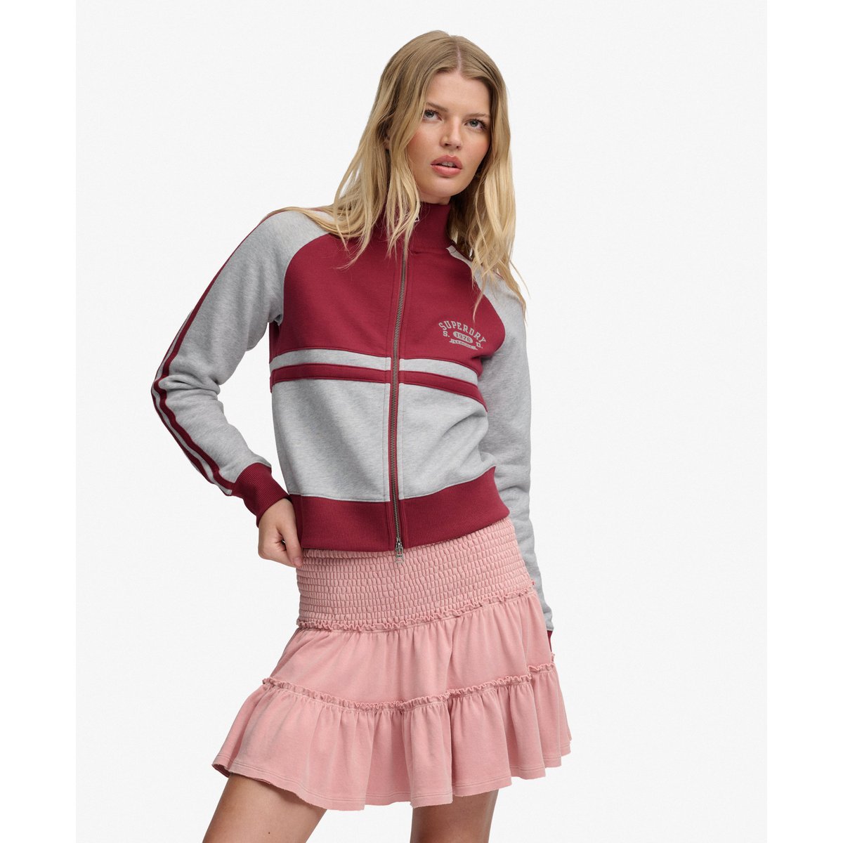 Veste de Survêtement Cult Coupe Décontractée rouge, SUPERDRY