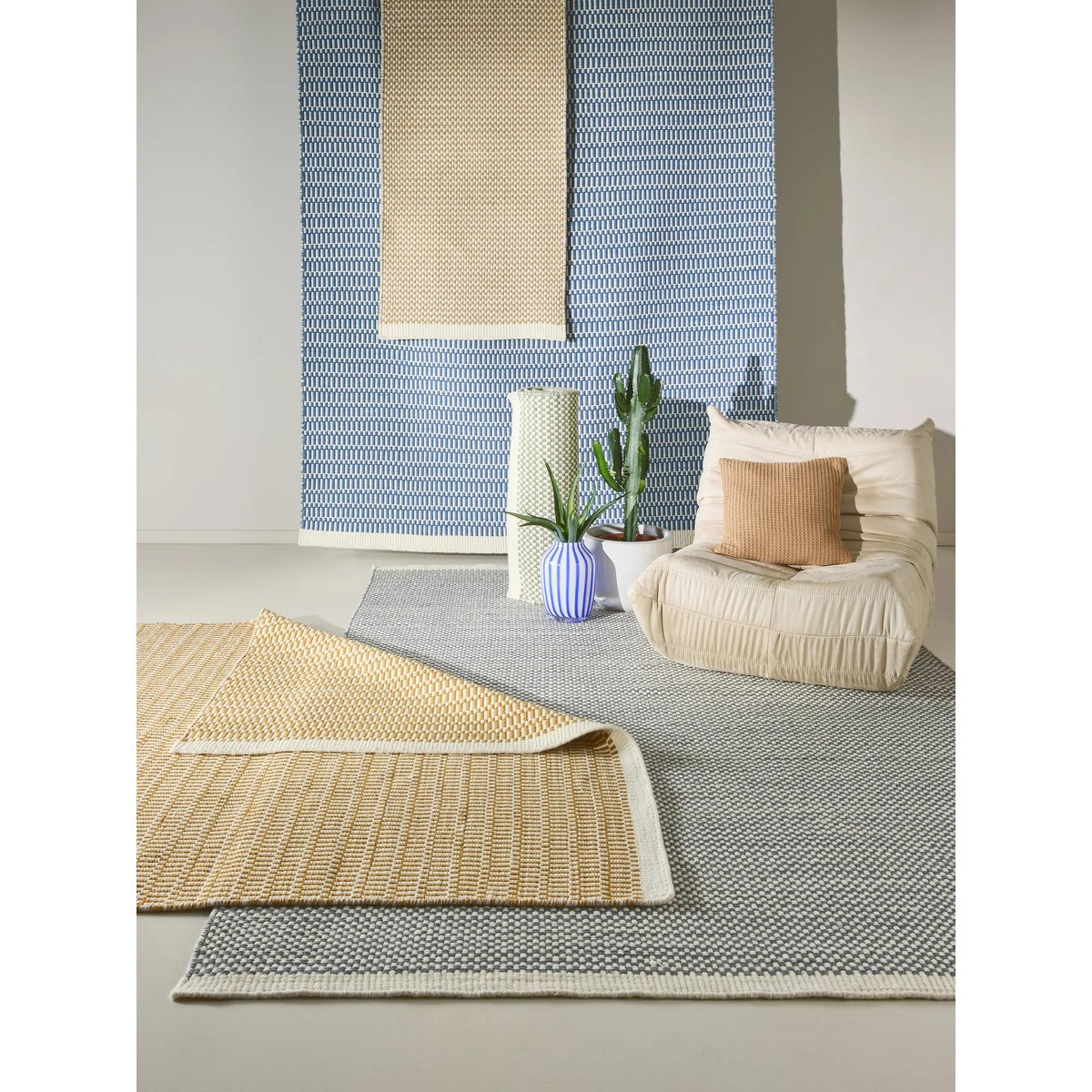 Tapis de couloir en laine LAURA marron, BENUTA