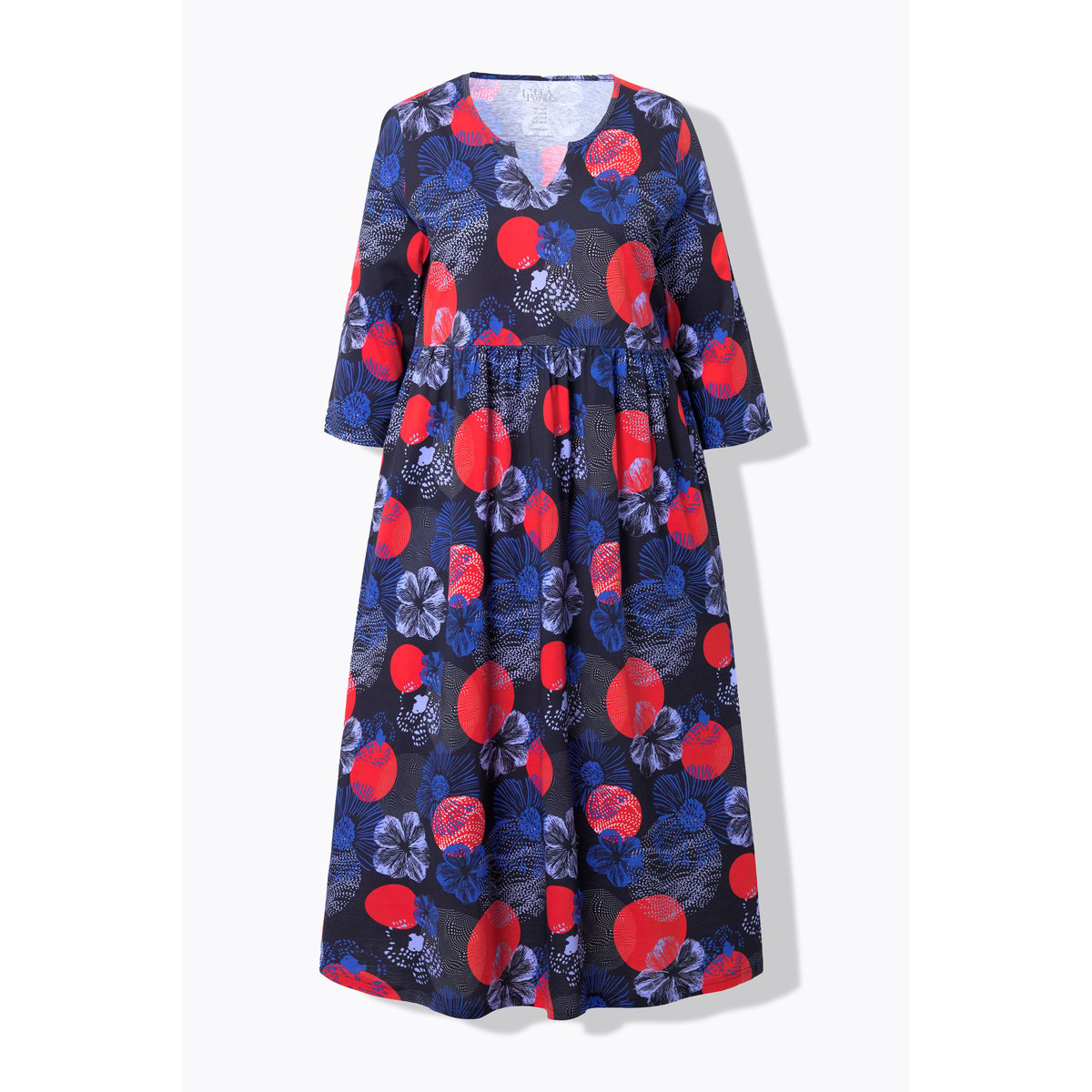 Robe en jersey coupe évasée, avec poches noir, ULLA POPKEN
