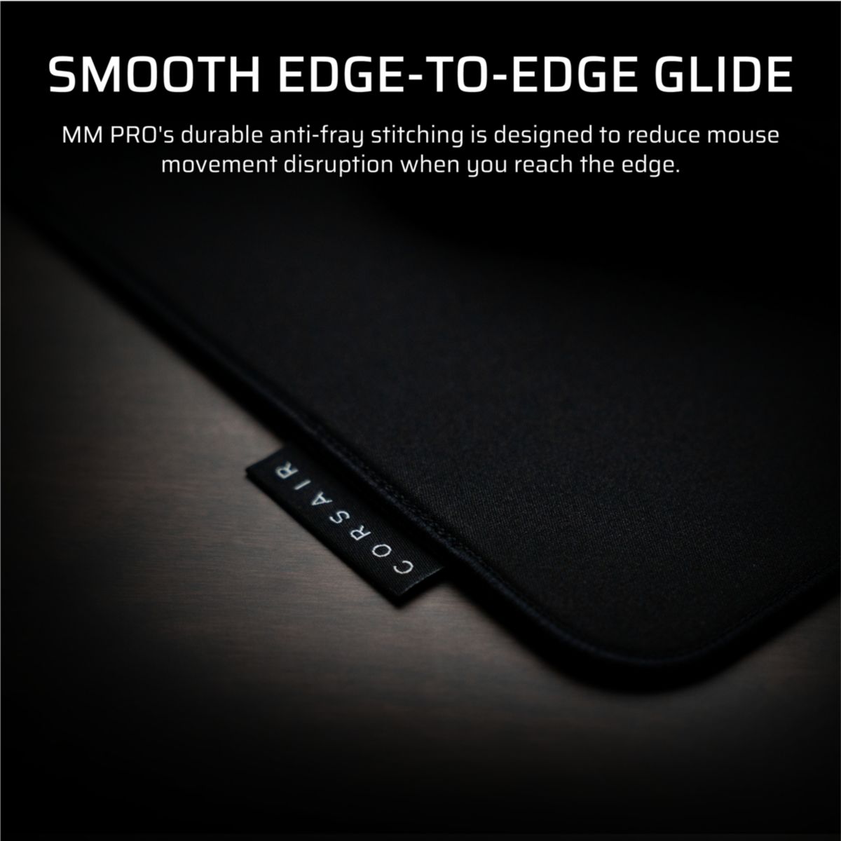Tapis de souris MMPRO Large Noir couleur unique, CORSAIR