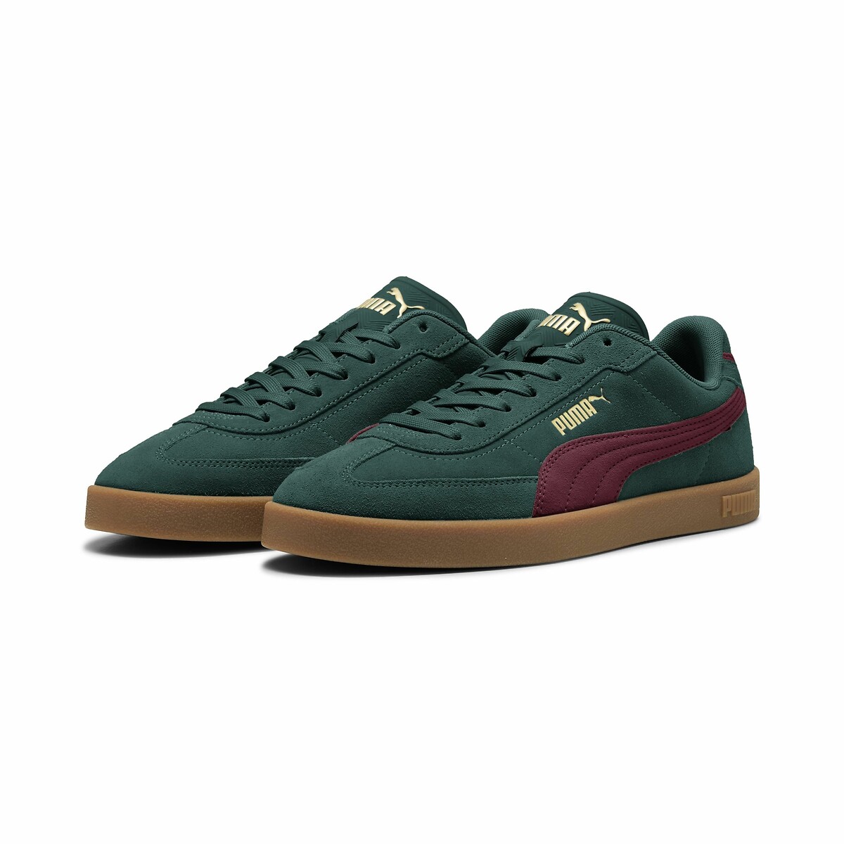 Baskets Club II Era Suede vert foncé, PUMA