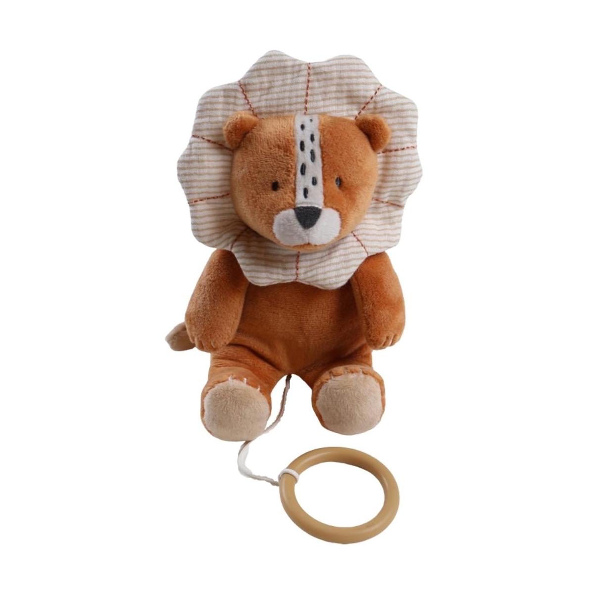 Peluche musicale marron, beige, NOUKIE'S