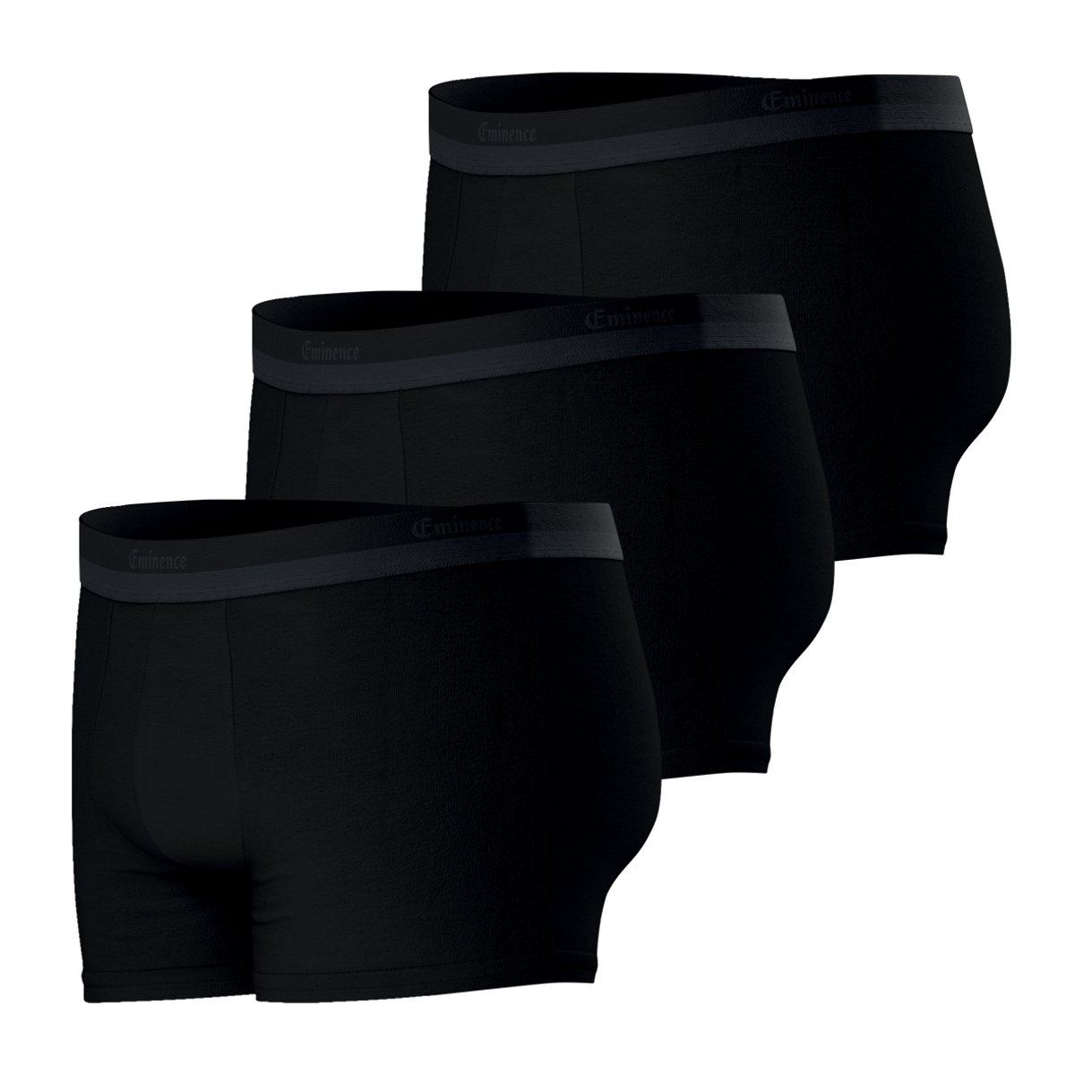 Lot de 3 boxers premium Studio noir, EMINENCE