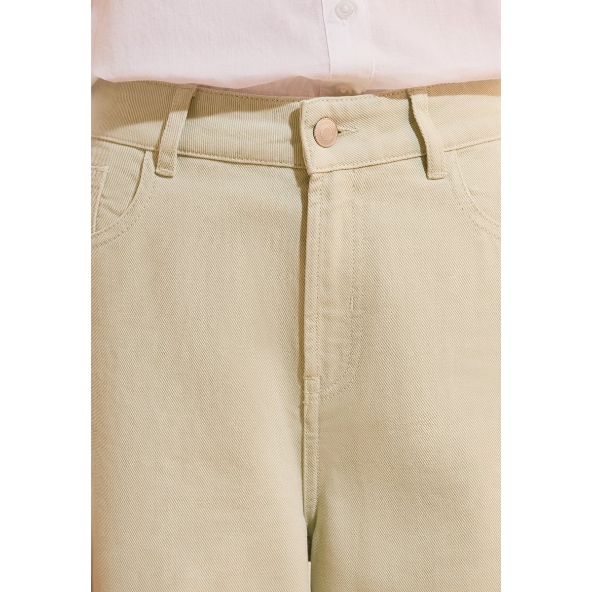 Jean large DOOSA GD vert nil, ETAM