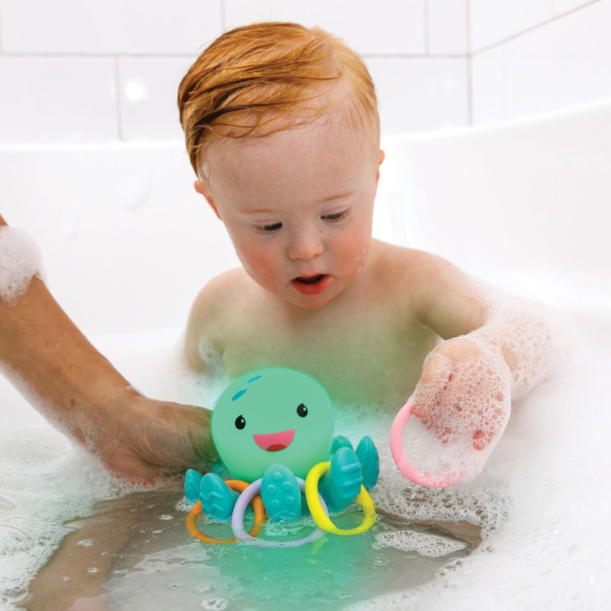 Pieuvre de bain multicolore, INFANTINO