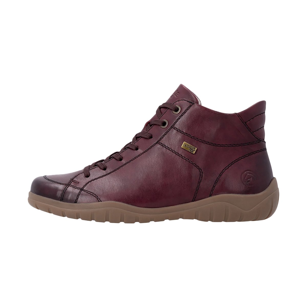 Basket Cuir Montante rouge, REMONTE