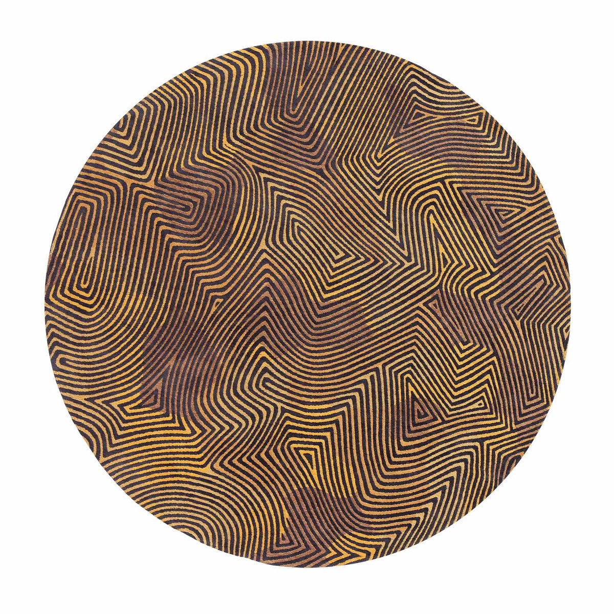 Tapis intérieur/extérieur tissé plat BLACK HORIZON marron, NOVATREND