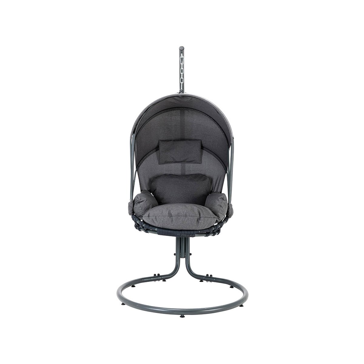 Fauteuil suspendu - NAMU noir / gris, LISA DESIGN