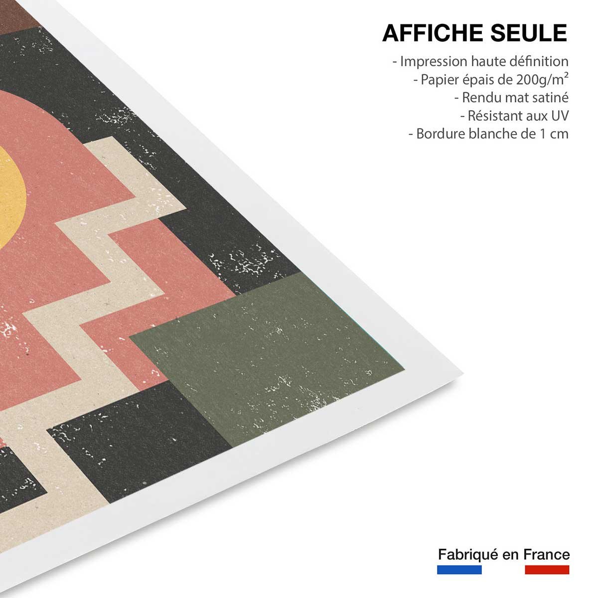 Poster sun stairs affiche seule, HEXOA
