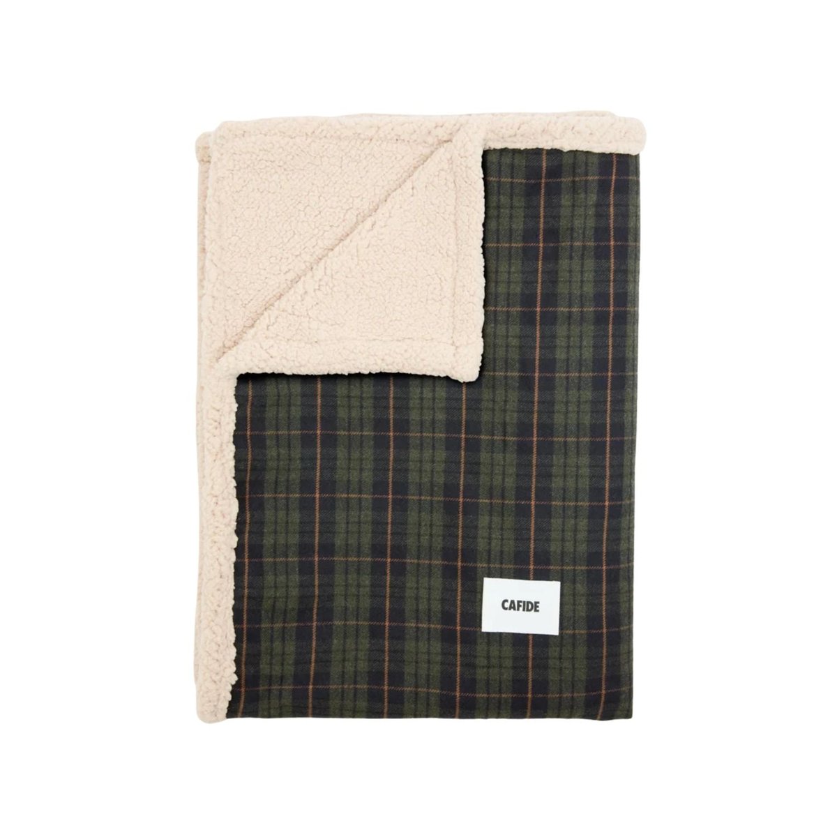 Couverture pour chien tartan verte, Toia vert, CAFIDE