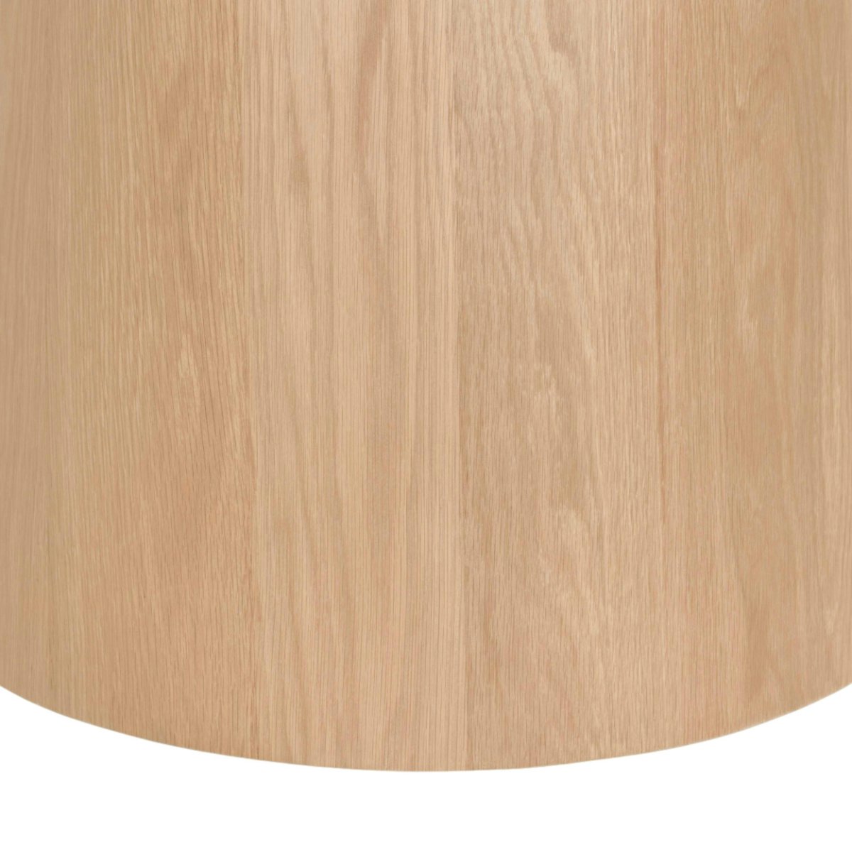 Bout de canapé rond moderne, en chêne LOREN bois clair, PIER IMPORT