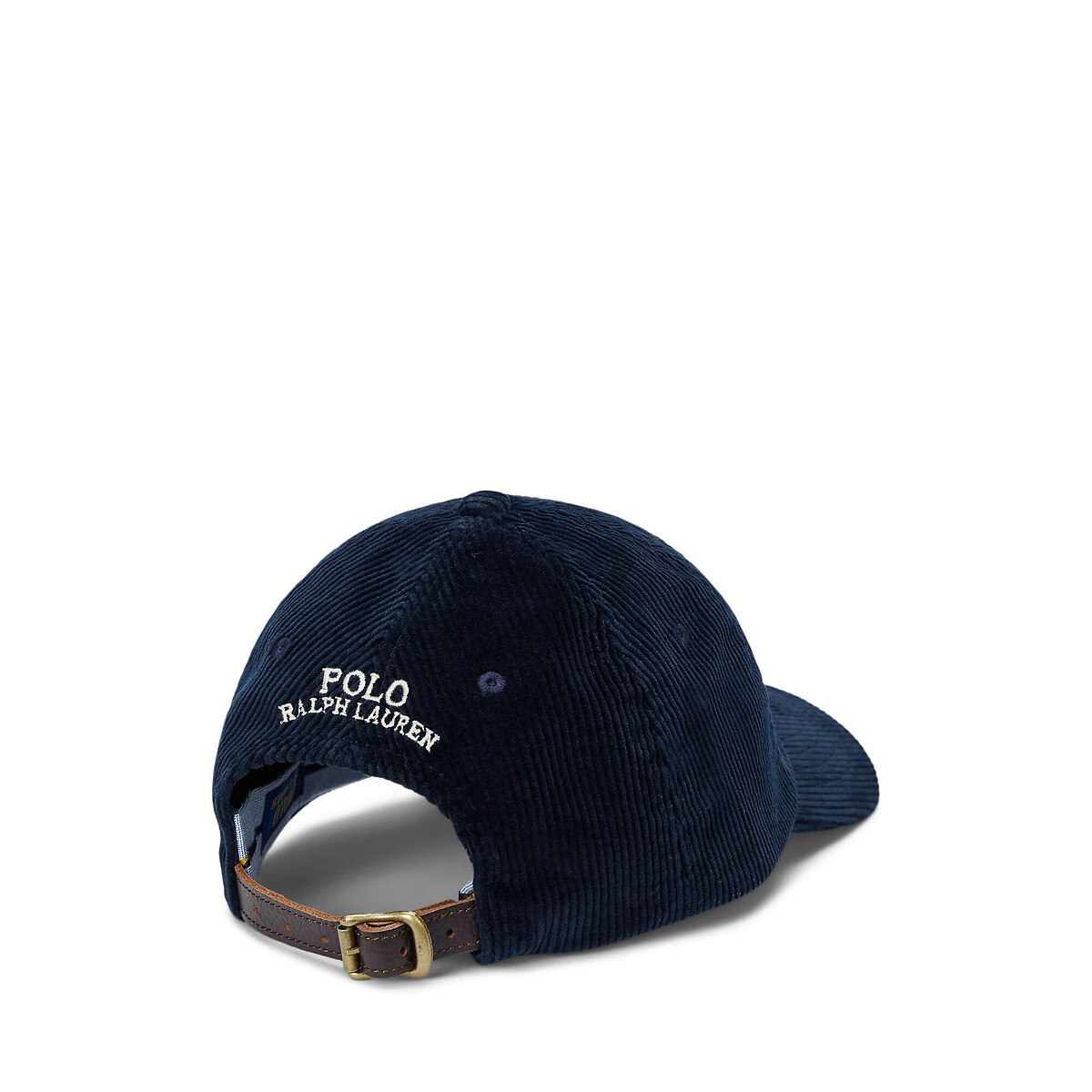 Cappellino da baseball in velluto a coste navy, POLO RALPH LAUREN