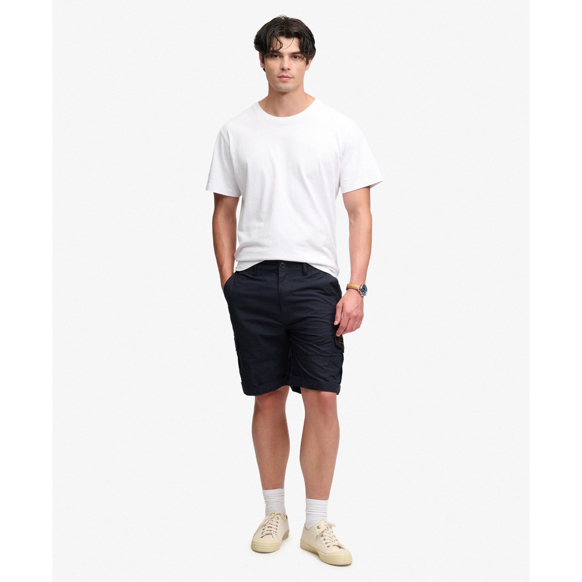 Short cargo Parachute bleu nuit foncé, SUPERDRY